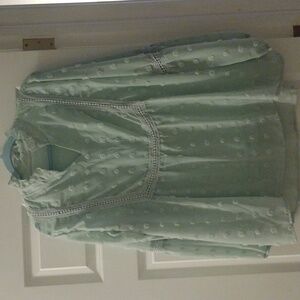 Mi t green baby doll top